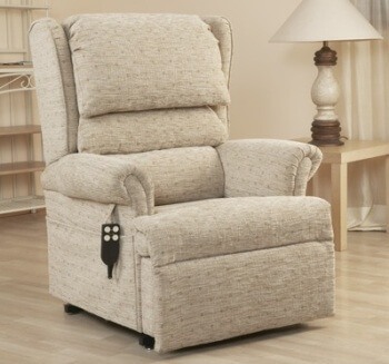 grey recliner chair