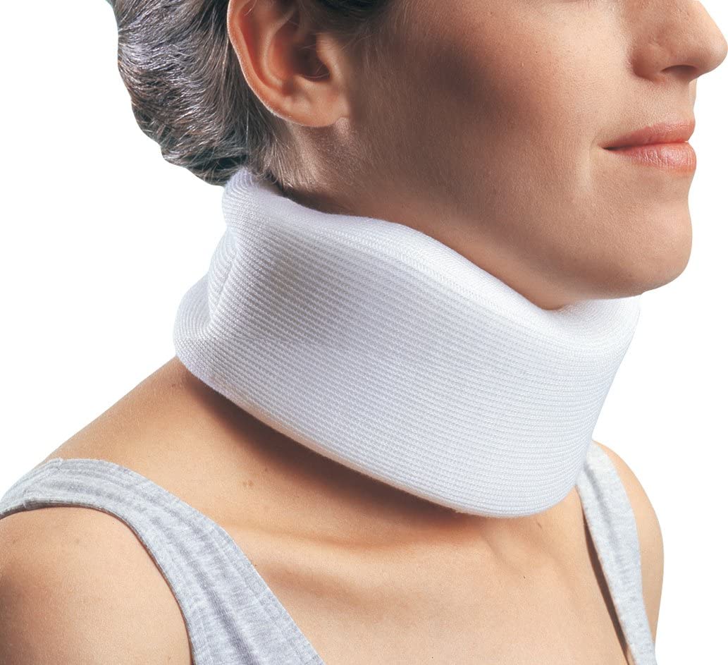 women wearing procare low contour cervical collar