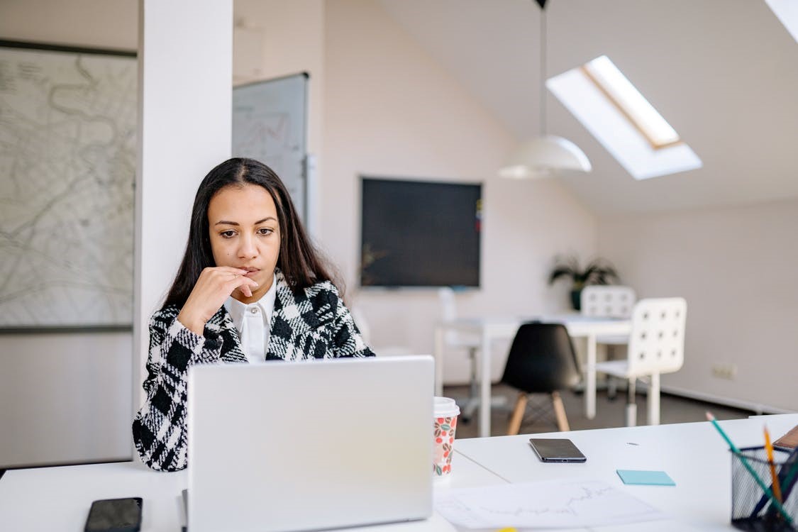 Woman at desk